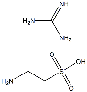 Guanidine 2-aminoethanesulfonic acid Structure
