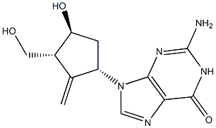 (1S,3R,4S)-9-[4-hydroxy-3-(hydroxymethyl)-2-methylenecyclopentyl]guanine