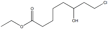 6-羟基-8-氯辛酸乙酯, , 结构式