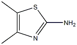 2-氨基-4,5-二甲基噻唑,,结构式