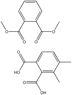 邻苯二甲酸二甲酯(邻酞酸二甲酯), , 结构式