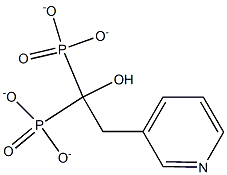 1-hydroxy-2-(3-pyridyl)ethane-1,1-bisphosphonate