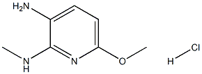 2-甲基氨基-3-氨基-6-甲氧基吡啶盐酸盐,,结构式