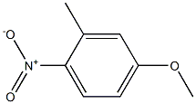 4-甲氧基-2-甲基硝基苯, , 结构式