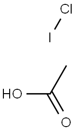 Iodine monochloride-acetic acid Struktur