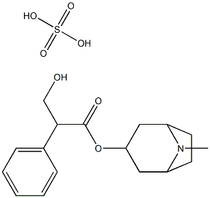 硫酸阿托品片 结构式