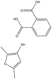 2,5-二甲基-3-呋喃硫醇糠酸酯, , 结构式