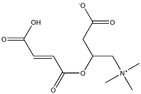 L-肉碱富马酸 结构式