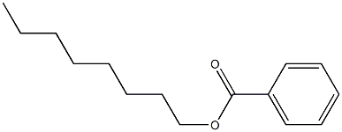 Octyl ester of benzoic acid Structure