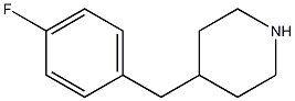 4-(4'-Fluorobenzyl)piperidine Struktur