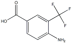 4-Amino-3-(trifluoromethyl)benzoic acid Structure
