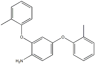 2,4-二(邻甲苯氧基)苯胺, , 结构式