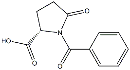 N-苯甲酰-L-焦谷氨酸 结构式