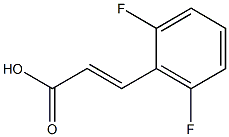反-2,6-二氟肉桂酸,,结构式