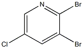 2,3-二溴-5-氯吡啶 结构式