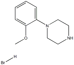 邻甲氧基苯基哌嗪氢溴酸盐,,结构式