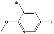 3-Bromo-5-fluoro-2-methoxypyrdine Struktur
