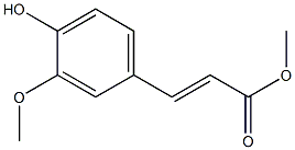 Methyl 3-methoxy-4-hydroxycinnamate Structure