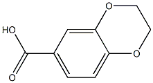 苯并-1,4-二恶烷-6-羧酸 结构式