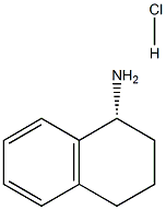(R)-1,2,3,4-四氢-1-萘胺盐酸盐 结构式