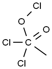 1,1,1-三氯乙酸,,结构式