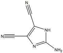 2-amino-4,5-dicyanoimidazole Struktur