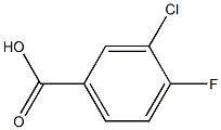 4-Fluoro-3-chlorobenzoyl acid Struktur