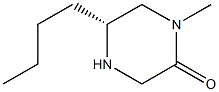 (R)-5-BUTYL-1-METHYLPIPERAZIN-2-ONE Struktur