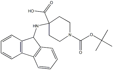 1-(TERT-BUTOXYCARBONYL)-4-FLUORENAMINOPIPERIDINE-4-CARBOXYLICACID