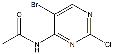 4-ACETYLAMINO-5-BROMO-2-CHLOROPYRIMIDINE Structure