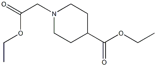 1-乙氧羰基甲基-4-哌啶甲酸乙酯,,结构式