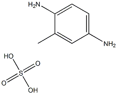 2,5-diamino toluene sulfate salt Struktur