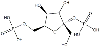 [(2S,3S,5S)-3,4-dihydroxy-5-(hydroxymethyl)-5-phosphonooxy-oxolan-2-yl]methoxyphosphonic acid 结构式