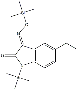 1H-Indole-2,3-dione, 5-ethyl-1-(trimethylsilyl)-, 3-[O-(trimethylsilyl )oxime]