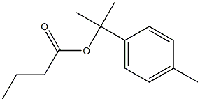 1-Methyl-1-(4-methylphenyl)ethyl butyrate Structure