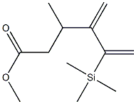 4-Pentenecarboxylic acid, 2-methyl-3-methylene-4-trimethylsilyl-, meth yl ester