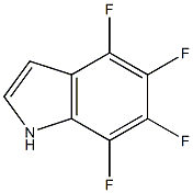 4,5,6,7-Tetrafluoro-1H-indole 98% Struktur