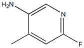 5-Amino-2-fluoro-4-methylpyridine Structure
