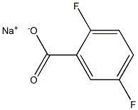 Sodium 2,5-difluorobenzoate 10% solution Struktur