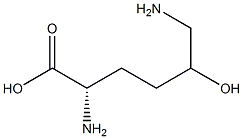 L-D-HYDROXYLYSINE Structure