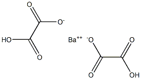 barium hydrogen oxalate Struktur