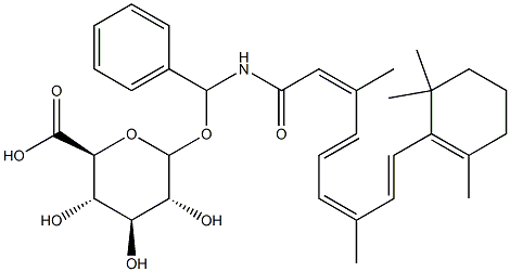 retinamidobenzyl glucuronide Struktur