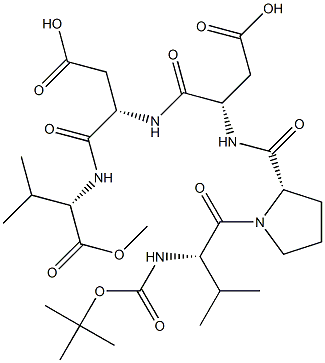 tert-butoxycarbonyl-valyl-prolyl-aspartyl-aspartyl-valine methyl ester