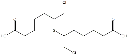 4-carboxybutyl-2-chloroethylsulfide Struktur
