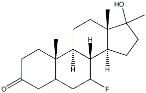 17-hydroxy-7-fluoro-17-methylandrostan-3-one