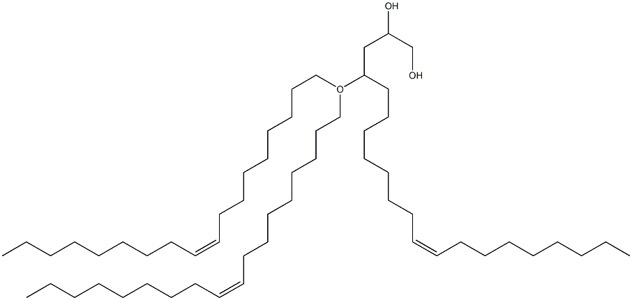 glyceryl trioleyl ether Structure