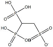 2-sulfonato-1,1-ethylidene bisphosphonic acid Struktur