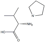 valine-pyrrolidide Struktur