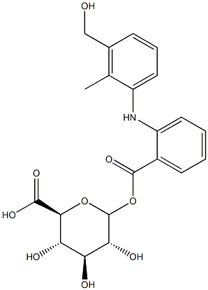 1-O-(2-(3-hydroxymethyl-2-methylphenyl)aminobenzoyl)glucopyranuronic acid
