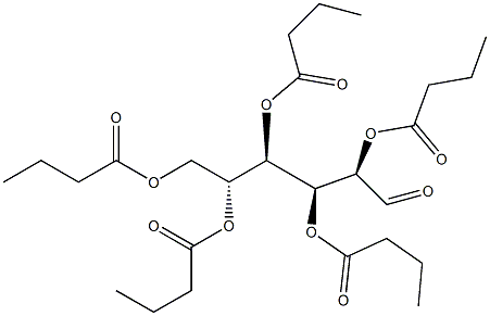 glucose pentabutyrate Struktur